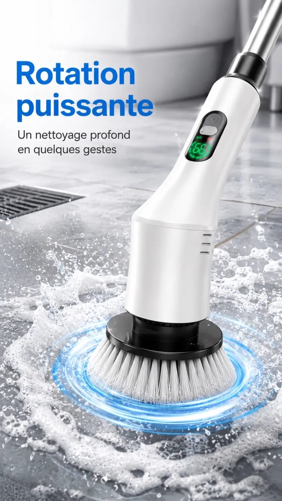 BROSSE DE NETTOYAGE 9 en 1
