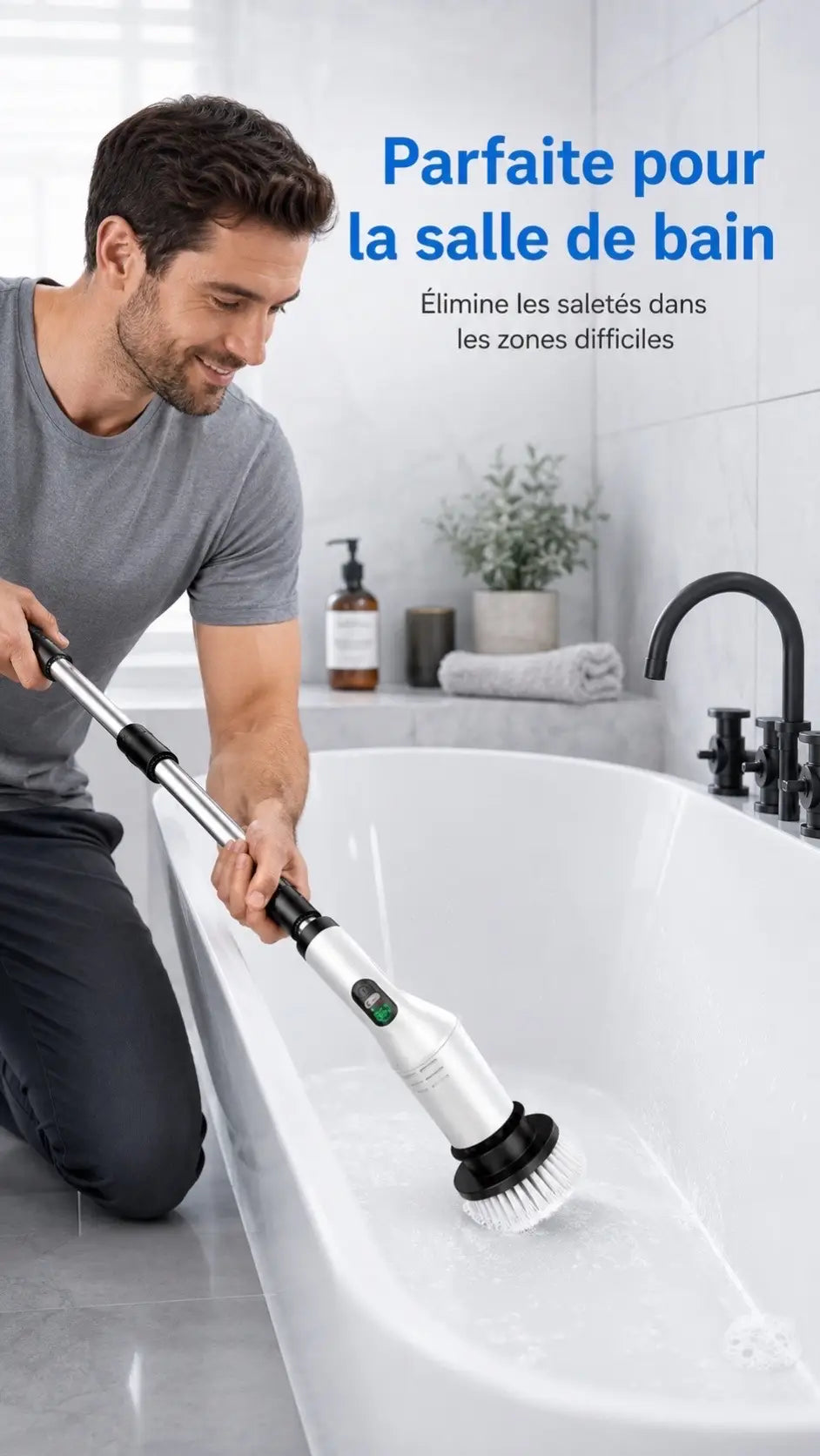 BROSSE DE NETTOYAGE 9 en 1